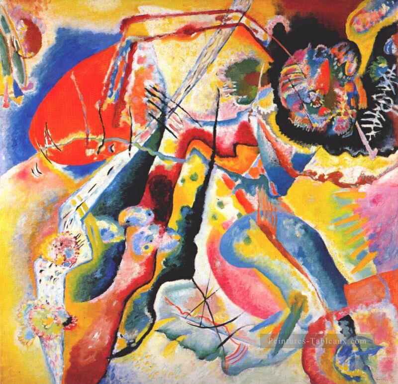 Peinture à la tache rouge Wassily Kandinsky Peintures à l'huile
